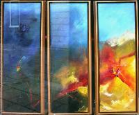 13:40 1069 -Naar Amy Tan- (acryl op canvas) 3 x 25x70 cm